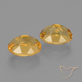 3,69 ct natürliche goldener Citrin-Edelsteine, Oval Schliff, VVS-VS