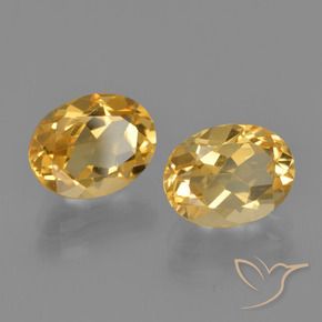 3.52 ct natürliche Dunkelgolden Citrin-Edelsteine, Oval, VVS