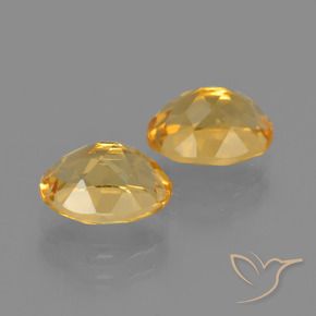 3.52 ct natürliche Dunkelgolden Citrin-Edelsteine, Oval, VVS