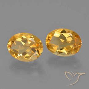 3.37 ct natürliche Dunkelgolden Citrin-Edelsteine, Oval, VS
