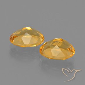 3.37 ct natürliche Dunkelgolden Citrin-Edelsteine, Oval, VS