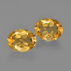  ct natürliche Gold Citrin-Edelsteine, Oval Schliff, VVS