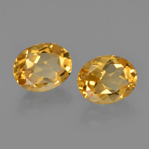  ct natürliche Gold Citrin-Edelsteine, Oval Schliff, VVS