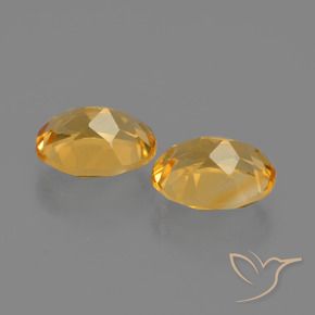 3.40 ct natürliche Dunkelgolden Citrin-Edelsteine, Oval, VS