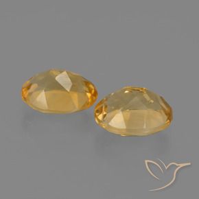 3.41 ct natürliche Orange-Gold Citrin-Edelsteine, Oval, VVS-VS
