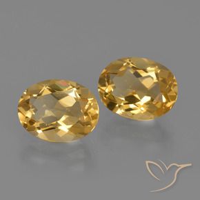 3.61 ct natürliche Golden Citrin-Edelsteine, Oval, VVS-VS