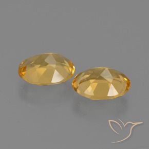 3.06 ct natürliche Tiefes Goldorange Citrin-Edelsteine, Oval, VVS-VS