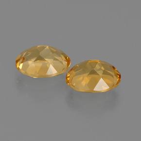 3,46 ct natürliche goldener Citrin-Edelsteine, Oval Schliff, VVS-VS
