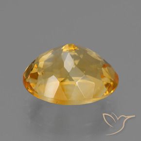 9,17 ctw natürlicher Tiefes Orange-Gold Citrin, Oval, VVS-VS