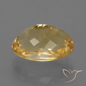 9,17 ctw natürlicher Mittel-Dunkelgold Citrin, Oval, VVS