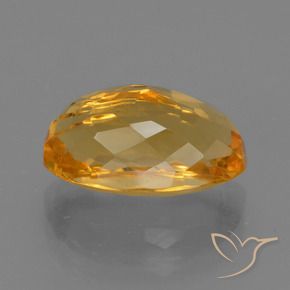 9,17 ctw natürlicher Tiefes Orange-Gold Citrin, Oval, VVS