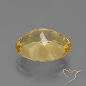 9,17 ctw natürlicher Golden Citrin, Oval, VVS