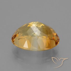 9,17 ctw natürlicher Orange-Gold Citrin, Oval, VS
