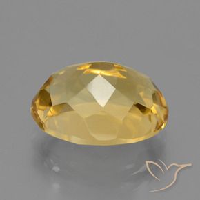 9,17 ctw natürlicher hellgolden Citrin, Oval, VVS