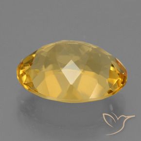 9,17 ctw natürlicher gold-orange Citrin, Oval, VVS