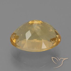 9,17 ctw natürlicher hellgolden Citrin, Oval, VVS