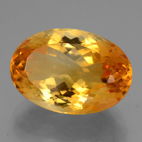 13,46 ctw natürlicher Gold Citrin, Oval Schliff, VVS
