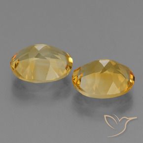 4.46 ct natürliche Mittel-Dunkelgold Citrin-Edelsteine, Oval, VVS-VS