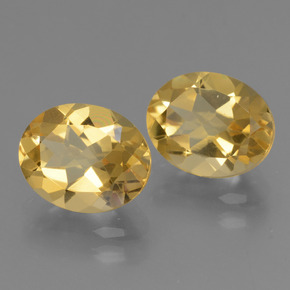 5.12 ct natürliche Golden Citrin-Edelsteine, Oval Schliff, VVS