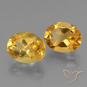 4.65 ct natürliche Dunkelgolden Citrin-Edelsteine, Oval, VVS