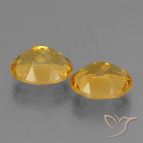 4.65 ct natürliche Dunkelgolden Citrin-Edelsteine, Oval, VVS