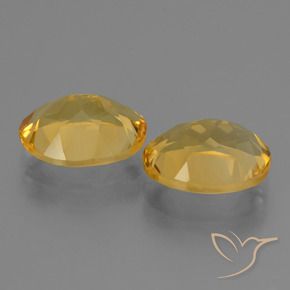 4.66 ct natürliche Mittel-Dunkelgold Citrin-Edelsteine, Oval, VVS-VS