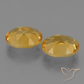 4.82 ct natürliche Dunkelgolden Citrin-Edelsteine, Oval, VVS-VS