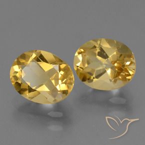 4.79 ct natürliche Mittelgold Citrin-Edelsteine, Oval, VVS