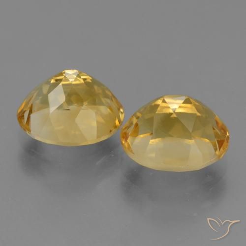 5.55 ct natürliche Mittel-Dunkelgold Citrin-Edelsteine, Oval, VVS