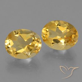 4.94 ct natürliche Golden Citrin-Edelsteine, Oval, VVS