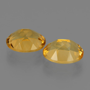 4,98 ct natürliche goldener Citrin-Edelsteine, Oval Schliff, VVS-VS