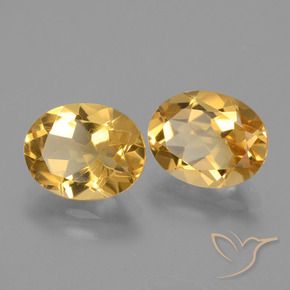 4.60 ct natürliche Mittel-Dunkelgold Citrin-Edelsteine, Oval, VVS