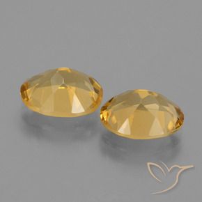 4.60 ct natürliche Mittel-Dunkelgold Citrin-Edelsteine, Oval, VVS