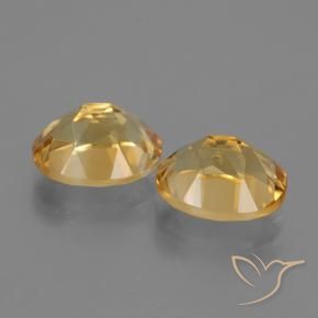 5.30 ct natürliche Mittel-Dunkelgold Citrin-Edelsteine, Oval, VVS-VS