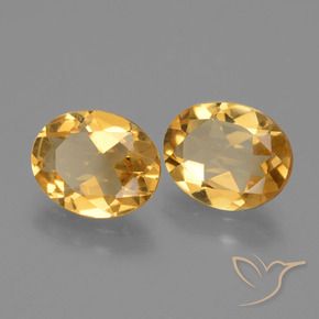 4.28 ct natürliche Mittel-Dunkelgold Citrin-Edelsteine, Oval, VVS-VS