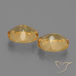 4.90 ct natürliche Mittel-Dunkelgold Citrin-Edelsteine, Oval, VS