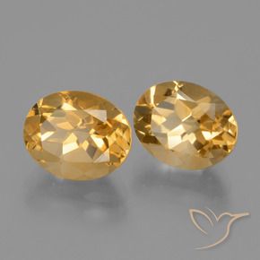 5.58 ct natürliche Orange-Gold Citrin-Edelsteine, Oval, VVS-VS