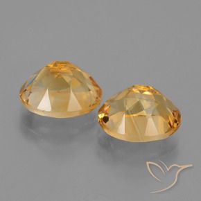 5.58 ct natürliche Orange-Gold Citrin-Edelsteine, Oval, VVS-VS
