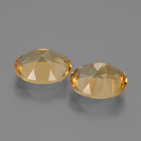 4,84 ct natürliche goldener Citrin-Edelsteine, Oval Schliff, VVS-VS