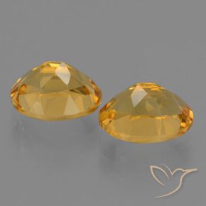 5.42 ct natürliche Dunkelgolden Citrin-Edelsteine, Oval, VVS-VS