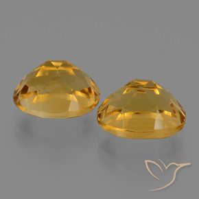 5.62 ct natürliche Dunkelgolden Citrin-Edelsteine, Oval, VVS-VS
