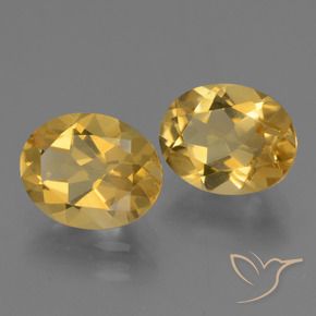4.50 ct natürliche gold-orange Citrin-Edelsteine, Oval, VVS