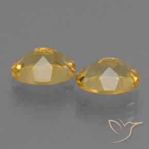 4.50 ct natürliche gold-orange Citrin-Edelsteine, Oval, VVS