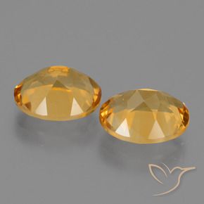 4.90 ct natürliche Orange-Gold Citrin-Edelsteine, Oval, VS