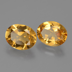 4,51 ct natürliche goldener Citrin-Edelsteine, Oval Schliff, VVS-VS