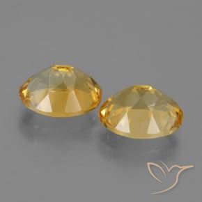 4.96 ct natürliche Mittel-Dunkelgold Citrin-Edelsteine, Oval, VVS-VS
