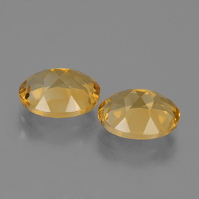 4,81 ct natürliche goldener Citrin-Edelsteine, Oval Schliff, VVS