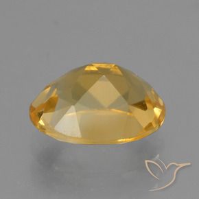 9,17 ctw natürlicher gold-orange Citrin, Oval, VVS