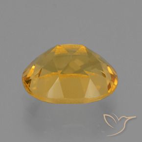 9,17 ctw natürlicher Mittel-Dunkelgold Citrin, Oval, VVS-VS
