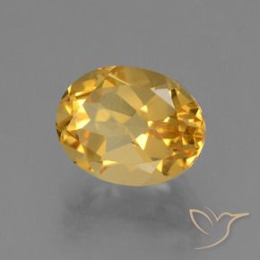 9,17 ctw natürlicher Mittleres Gold Citrin, Oval, VVS-VS